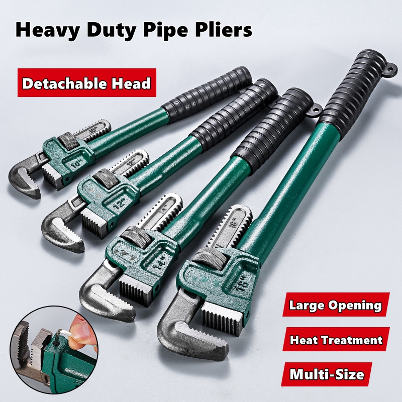 Pipe Wrench Adjustable - Llave de tubo recta de acero