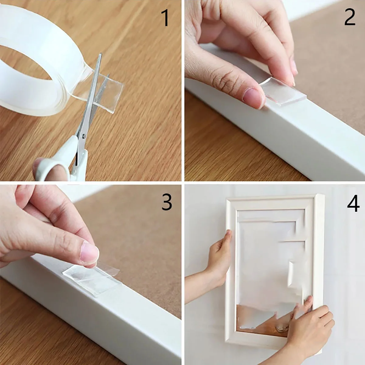 Home Improvement Tools - Cinta Adhesiva Nano Transparente de Doble