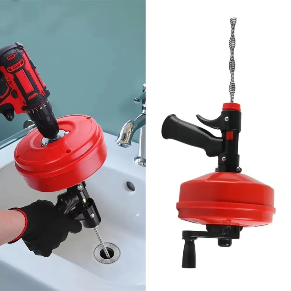 Plumbing Snake Drain - Desatascador de Drenajes Profesional, Flexible, de