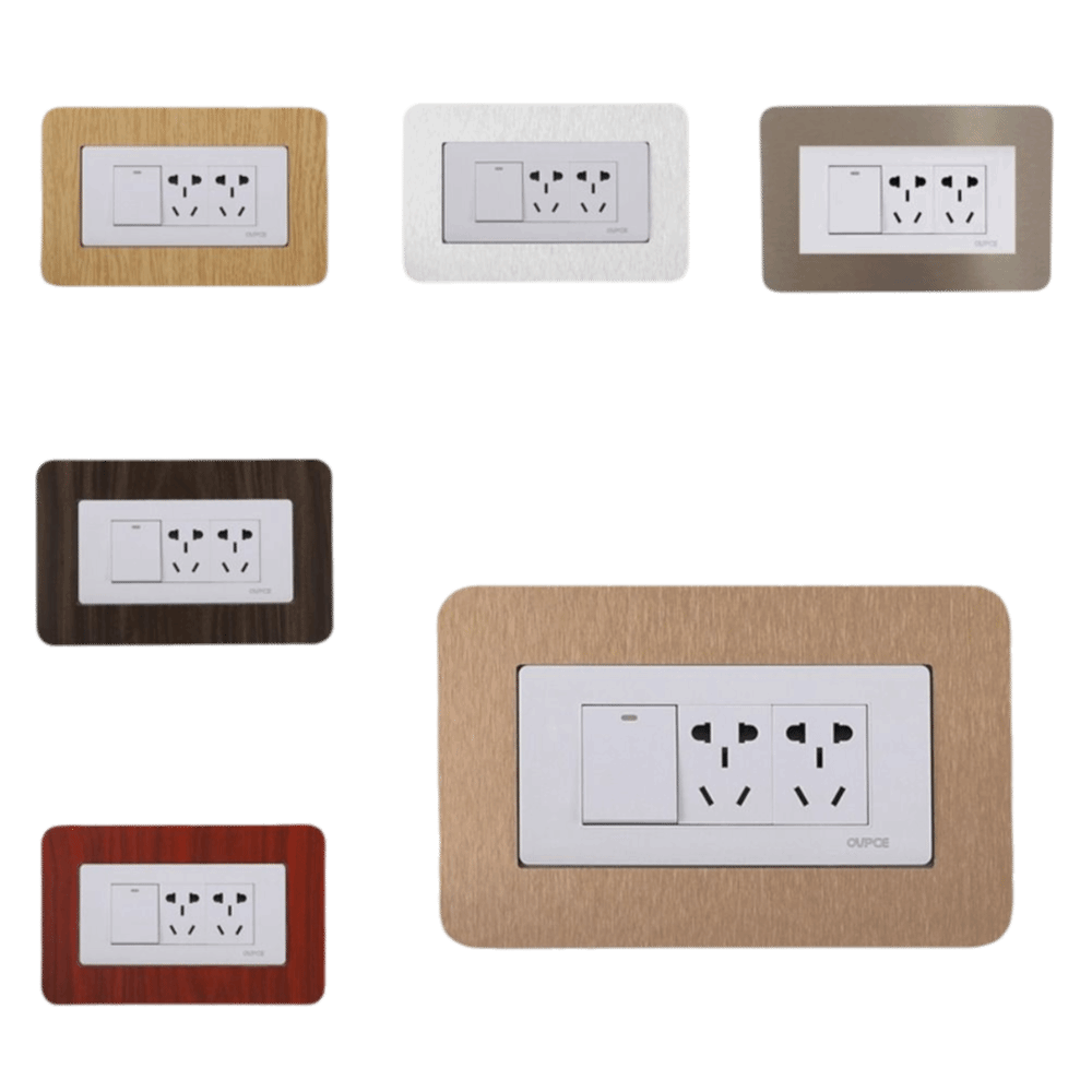 Electrical Outlet Cover - Adhesivo Decorativo de Resina para Interruptor