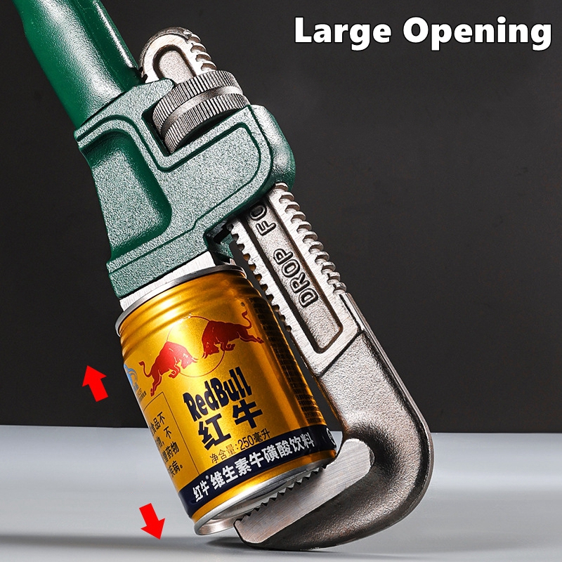 Llave de tubo recta de acero a - Pipe Wrench Adjustable reseña y precio