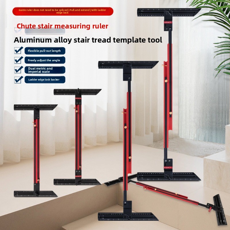 Regla para escaleras de aleaci - Home Improvement Tools reseña y precio