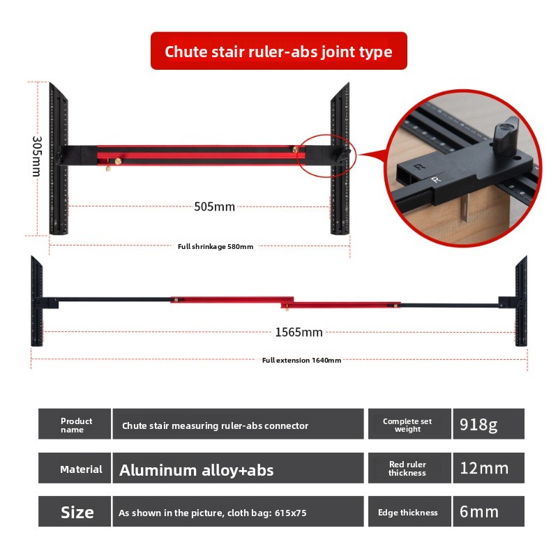 Regla para escaleras de aleaci - Home Improvement Tools reseña y precio