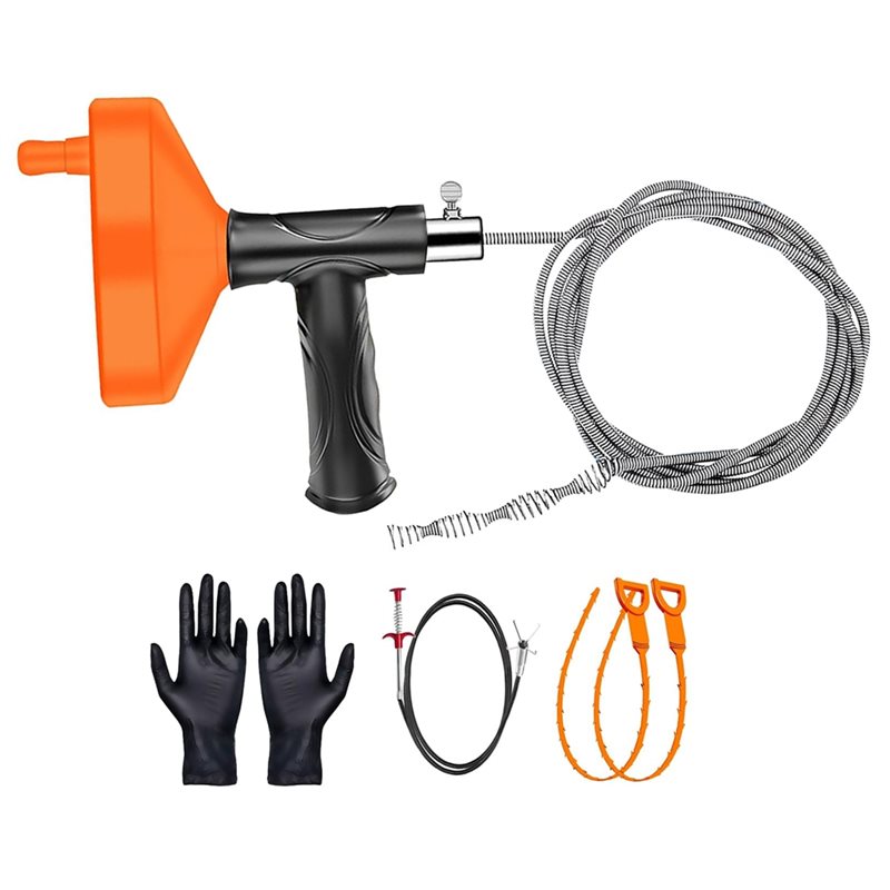 ABGH-Drains Serpiente Desatasc - Plumbing Snake Drain reseña y precio
