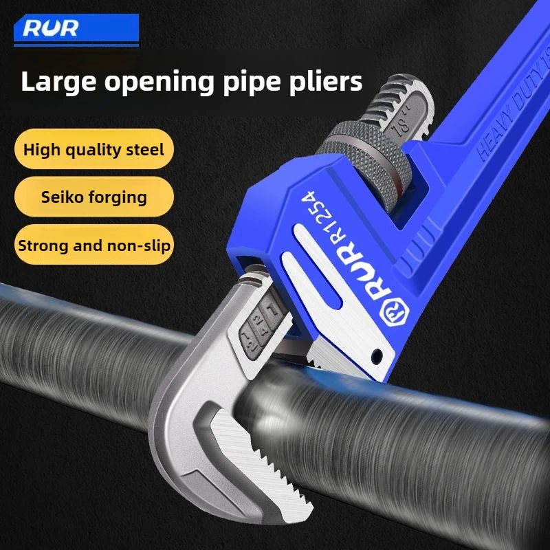 Llave de tubo recta de alumini - Pipe Wrench Adjustable reseña y precio