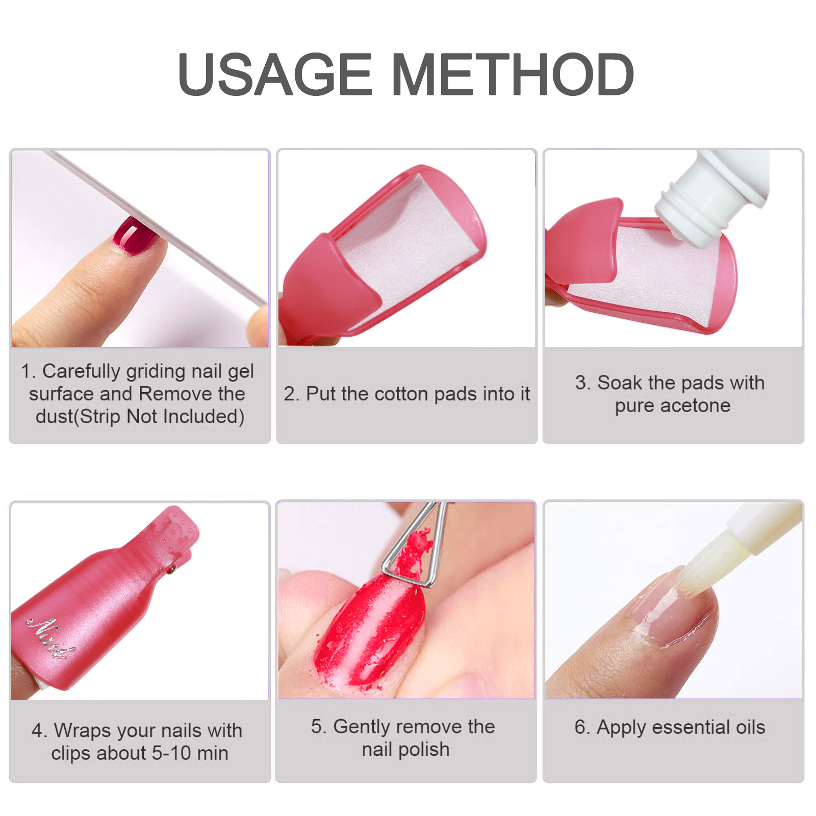 10 Clips para Remover Esmalte  - Home Improvement Help reseña y precio